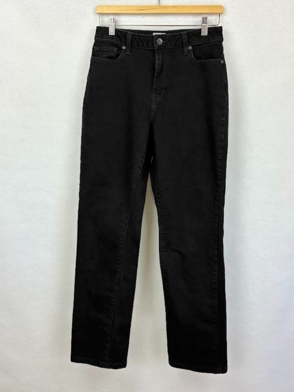 L.L. Bean Classic Fit Jeans Straight Leg Heavy Cotton Casual Staple Black 10